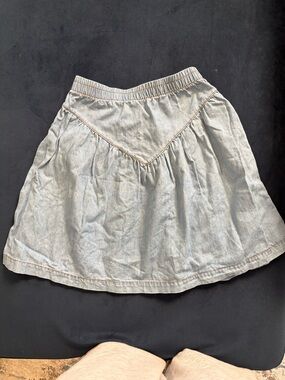 Lil legs girls A line denim style shirt size 6